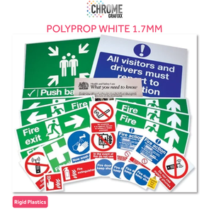 CHROME POLYPROP WHITE 1.7MM