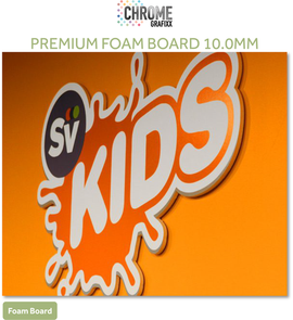 CHROME PREMIUM FOAM BOARD 10.0MM