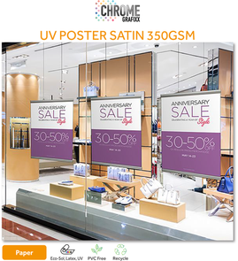 CHROME UV POSTER 350GSM