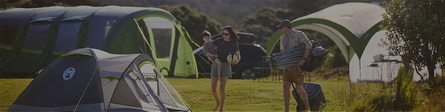 Tents at Land & Sea NZ Banner Desktop