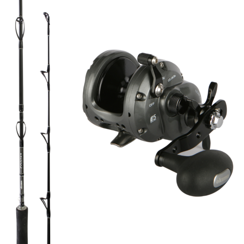 Okuma Cortez 10 Stardrag OH Reel with Braid - Cortez OH Jigging
