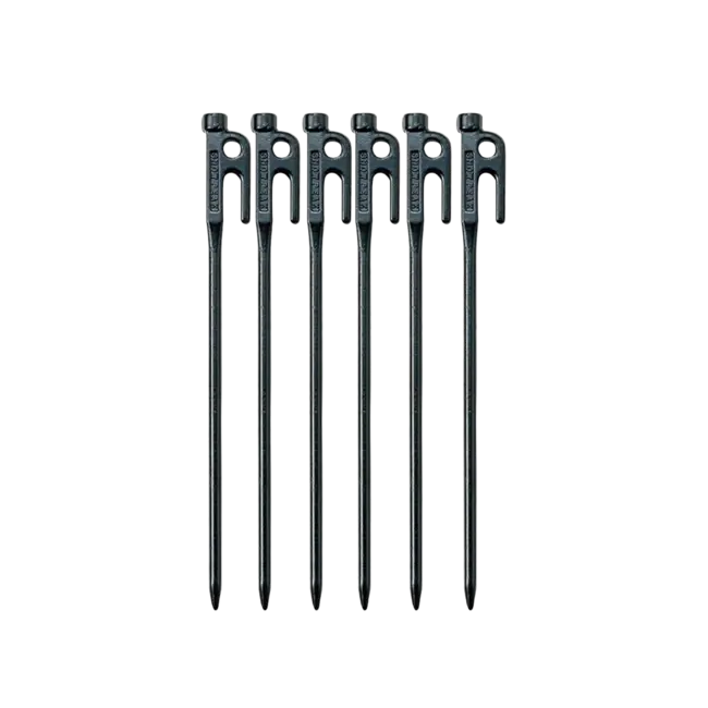 Piquets De Tente Wildtrak 23cm Acier – Lot De 10 – Neufs