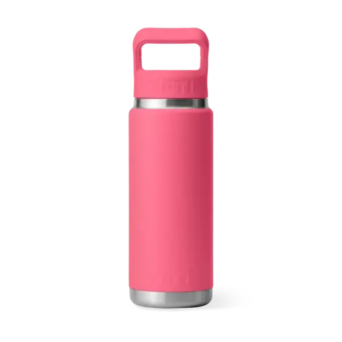 YETI Rambler 26 oz Straw Bottle - Tropical Pink | Land & Sea NZ