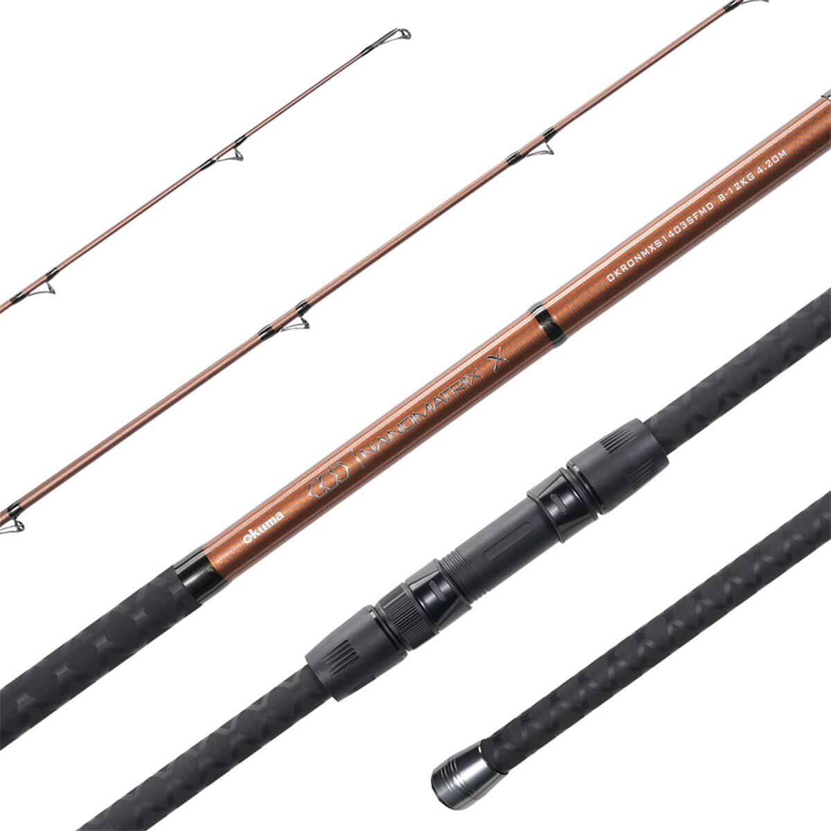 Okuma Nanomatrix X Mad Dog 14ft 3pc 8-12Kg 80-225g Surf Casting