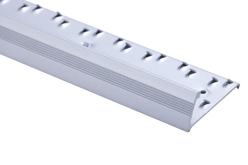 Strongbond  Reeded / Fluted Pinned 7333.L20  Naplock Aluminium Floor Trim 2.44m