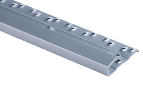 Strongbond Silver Carpet to Tile Naplock 2397.L  Aluminium Floor Trim 2.44m
