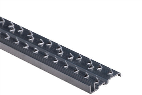 Roberts Edge Cap Base Bar 7908  Pinned (Snap-In-Insert) Aluminium Floor Trim 2.44m