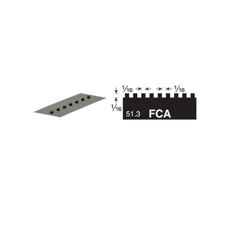 Versablade Square Notch 680-FCA Trowel Blade
