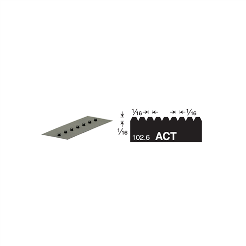 V1 Versablade V Notch 680-ACT Trowel Blade