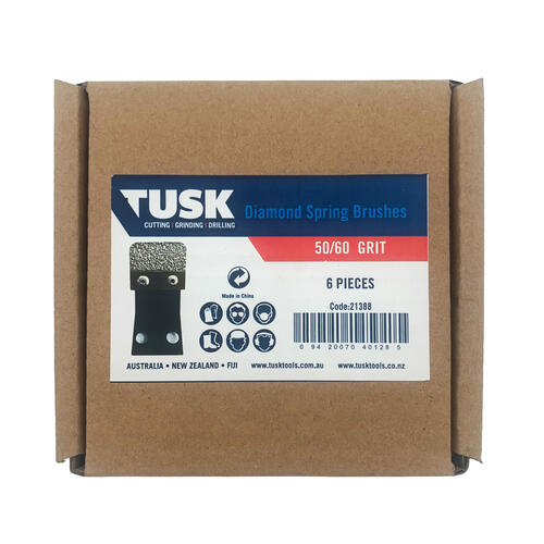 Tusk Diamond Spring Brushes pkt 6