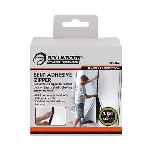 Rollingdog Self Adhesive Zipper 2.15M x 40mm