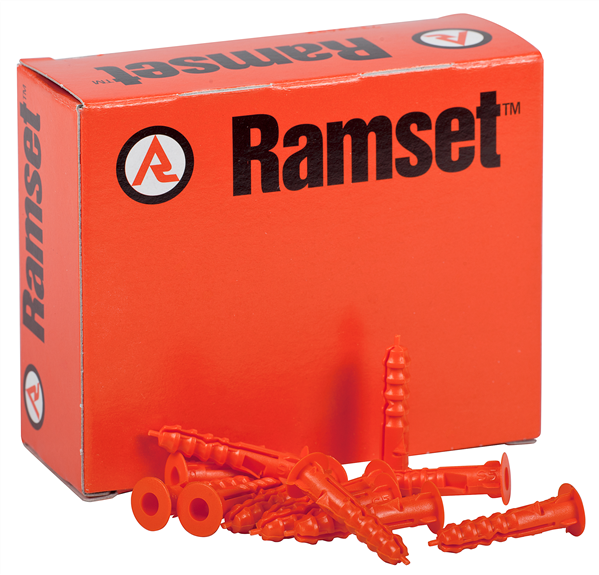 Ramset Ramplug Nylon Frame Anchor 100 Pack