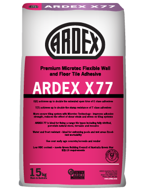 Ardex X 77  Premium Flexible Tile Adhesive 15 kg