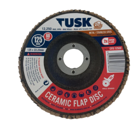 Tusk Ceramic Flap Disc 115 x 22.23 CFD115