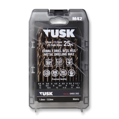 Tusk Cobalt Drill Bits SET M42