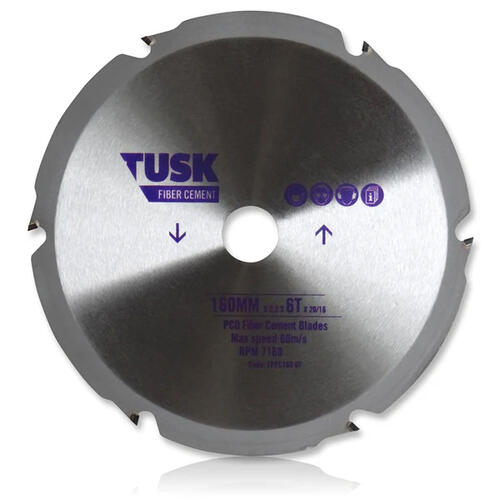 Tusk PCD Diamond Fibre Cement Blade TPFC