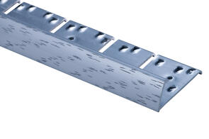 Domestic Hammered Naplock 9555.C20 Contour Aluminium Floor Trim 2.44m