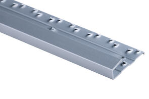 Strongbond Silver Carpet to Tile Naplock 2397.L  Aluminium Floor Trim 2.44m