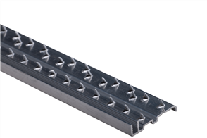 Roberts Edge Cap Base Bar 7908  Pinned (Snap-In-Insert) Aluminium Floor Trim 2.44m