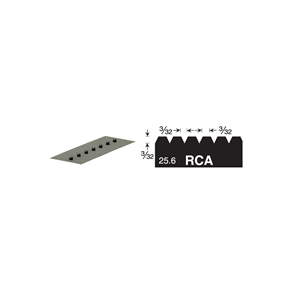 V2 Versablade V Notch 680-RCA Trowel Blade