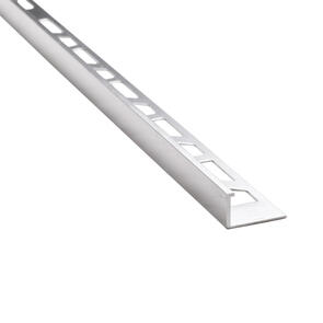 Strongbond Square Tile Trim  Bright Silver 