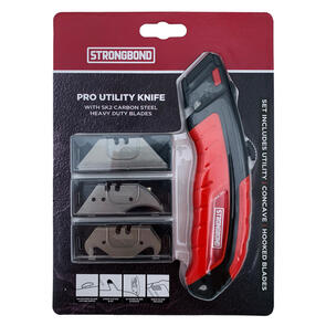 Strongbond Utility Knife Pro + Blades SET
