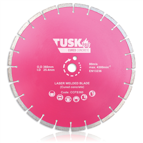 Tusk Cured Concrete Floor Saw Blade CCFS 360 