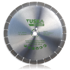  Tusk Green Concrete TGCF 350M Floor Saw Blade 350 mm