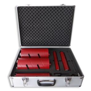 Tusk Diamond Core Bit 5pc Kit includes 38/52/65/117/127