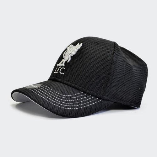 Liverpool Fabric Detailed Liverbird Baseball Cap Black Gustav