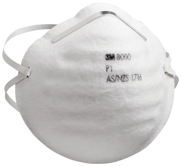 3m Respirator 8000 Dust P1 30 Box Pps Industries