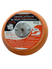DYNABRADE 56182 Back Up Velcro Pad 150mm 5/16 UNF (16mm Thick)
