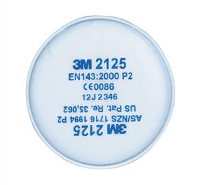 3M 2125 Particulate Filter Dust Mist, P2 [2Pack]