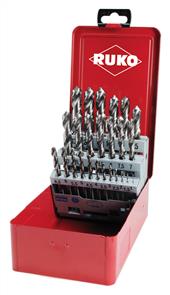 RUKO 214215(RO) Drill Set HSS-G Metric 25Pc