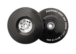 FLEXIPADS 11523 Back Up Pad Soft 125mm M14 x 2.0 Black