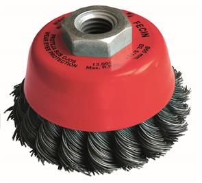 FECIN TK Cup Brush Steel  65mm x M14 0.50  250601EKM14D