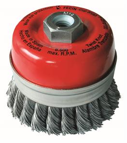 FECIN TK Cup Brush Steel 100mm x M14 0,50  251001EKM14