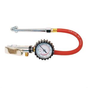 WELLMADE Tyre Inflator With 50mm Gauge Clip On Connection W2046C