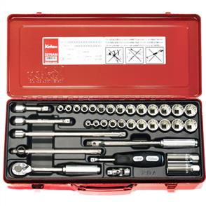 KOKEN 3279AM Socket Set 3/8"DR 12PT 35Pce