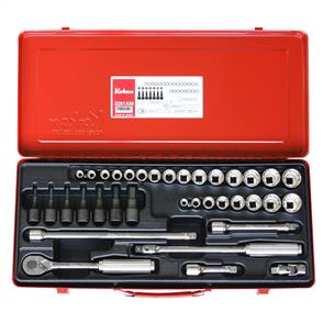 KOKEN 3281AM Socket Set 3/8"DR 12PT 36Pce
