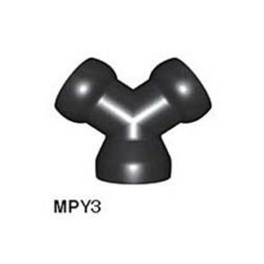 LOC-LINE (3/4") 69551 Y Fitting Black (Packet of 20)