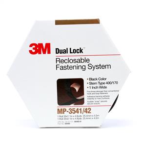 3M Dual Lock Tape 25mm x 4.5m Black MP3541/42