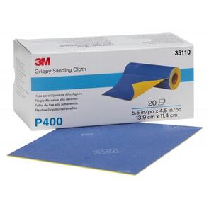 3M 35111 Grippy Sanding Cloth 140 x 114mm  600G