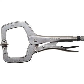 TENG Plier, C-Clamp, 11" / 280mm Power Grip w Swivel Pad 406P