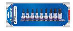 KING TONY KT4110PR10 Hex Bit Socket 1/2Dr 9pc Set