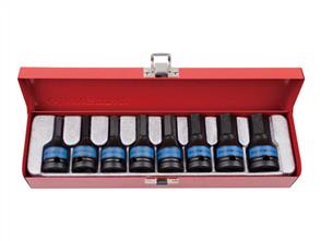 KING TONY 1/2"DR Metric Hex Bit Socket Set 8Pce  KT4418MP