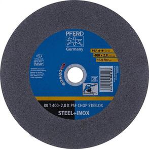 PFERD Inox Cut Off Disc 80T 400x3.8mm A36 PSF CHOP  (832271)