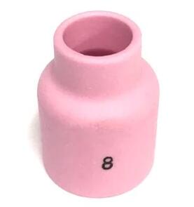 TIG Gas Lens Ceramic Nozzle Medium Stubby # 8  13mm (54N14SW)