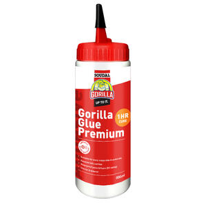GORILLA 01494 Glue Premium 1 Hour Cure 500ml
