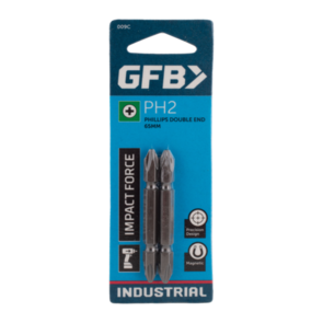 GFB - 124 #2 Square D/E Bit 65mm Twin